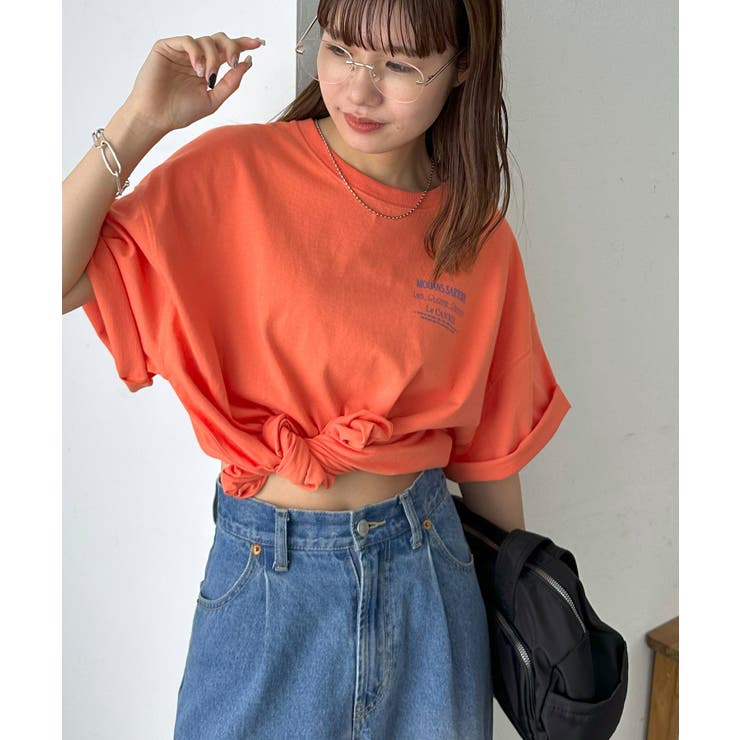 【Discoat】ミックスフォントバックグラフィックT | PAL GROUP OUTLET | 詳細画像2 