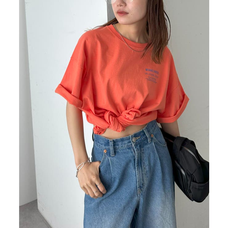 【Discoat】ミックスフォントバックグラフィックT | PAL GROUP OUTLET | 詳細画像3 