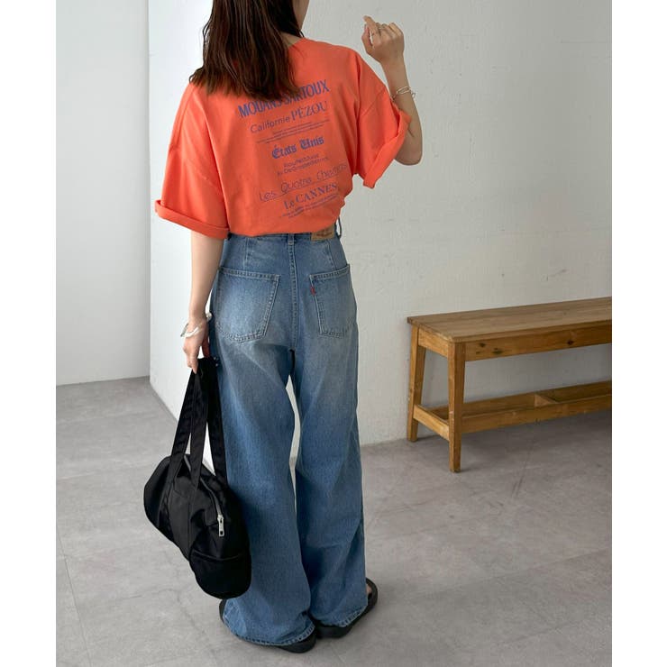 【Discoat】ミックスフォントバックグラフィックT | PAL GROUP OUTLET | 詳細画像6 