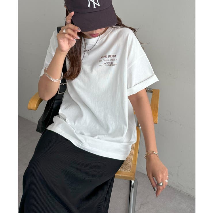 【Discoat】ミックスフォントバックグラフィックT | PAL GROUP OUTLET | 詳細画像26 