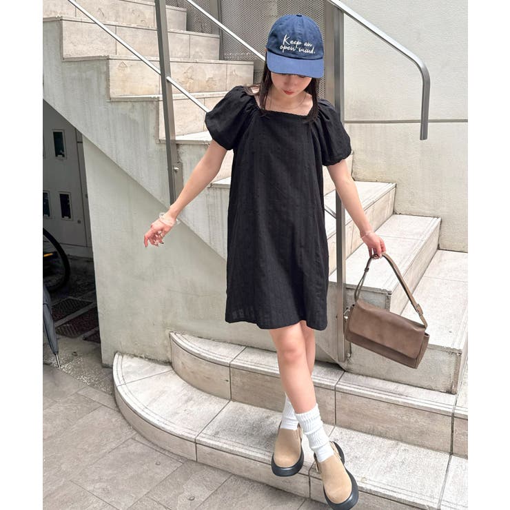 【Discoat】【umm】ドビードット半袖ミニワンピース | PAL GROUP OUTLET | 詳細画像17 