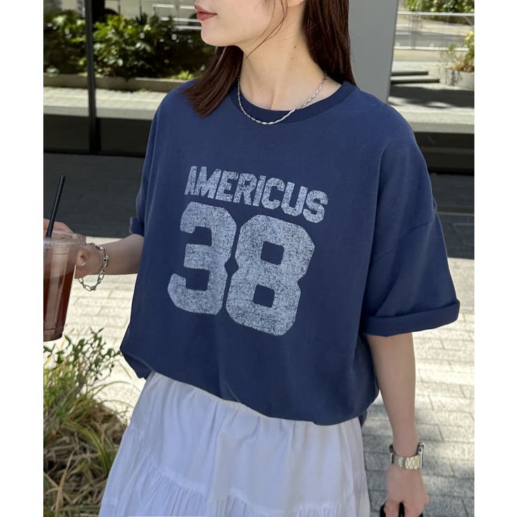 ネイビー | 【Discoat】ヴィンテージグラフィックT | PAL GROUP OUTLET