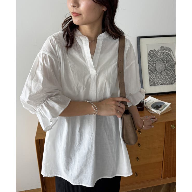 【Discoat】ピンタックスキッパーブラウス | PAL GROUP OUTLET | 詳細画像10 