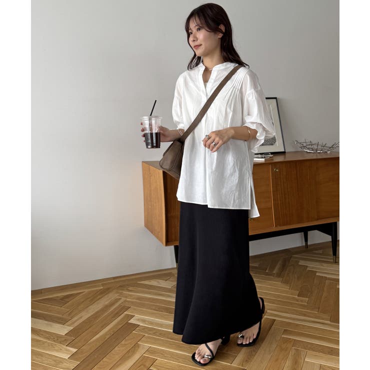 【Discoat】ピンタックスキッパーブラウス | PAL GROUP OUTLET | 詳細画像12 