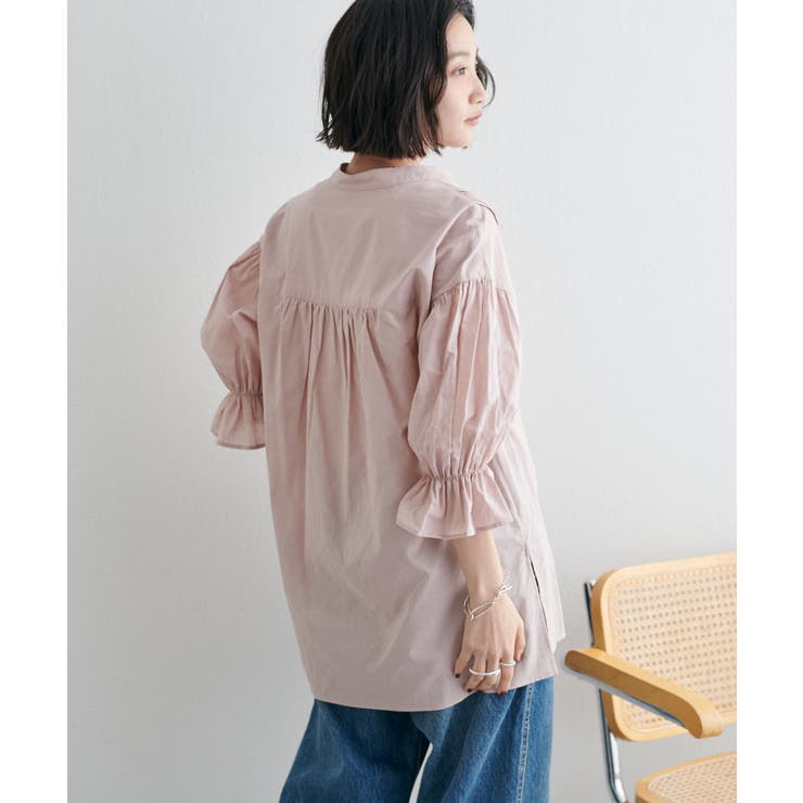 【Discoat】ピンタックスキッパーブラウス | PAL GROUP OUTLET | 詳細画像20 