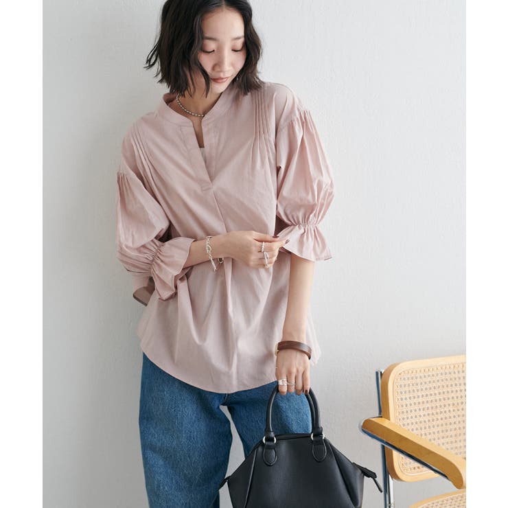 【Discoat】ピンタックスキッパーブラウス | PAL GROUP OUTLET | 詳細画像21 