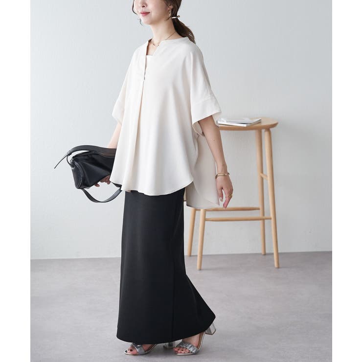 【Discoat】キレイメスキッパーブラウス | PAL GROUP OUTLET | 詳細画像13 