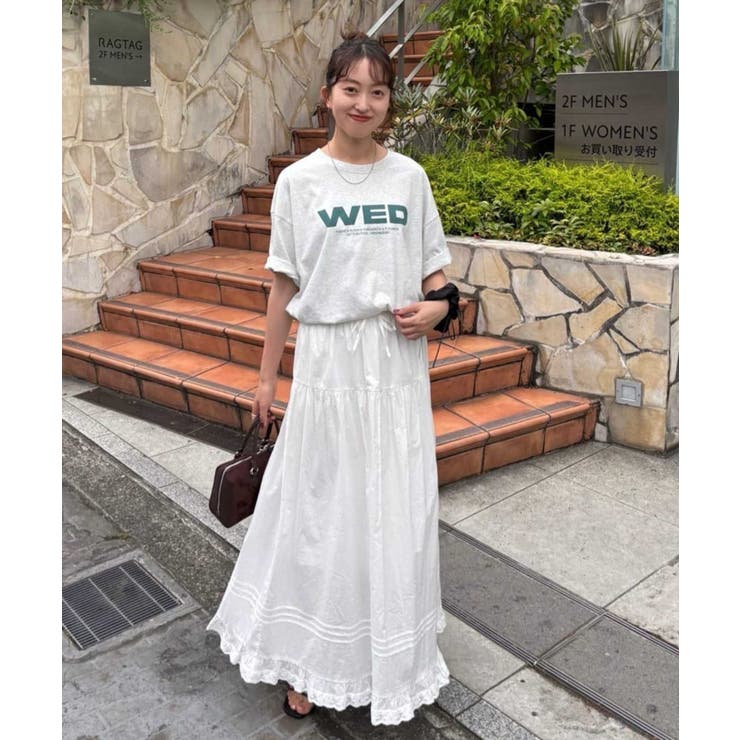 【Discoat】【umm】ピンタックレースフレアスカート | PAL GROUP OUTLET | 詳細画像1 