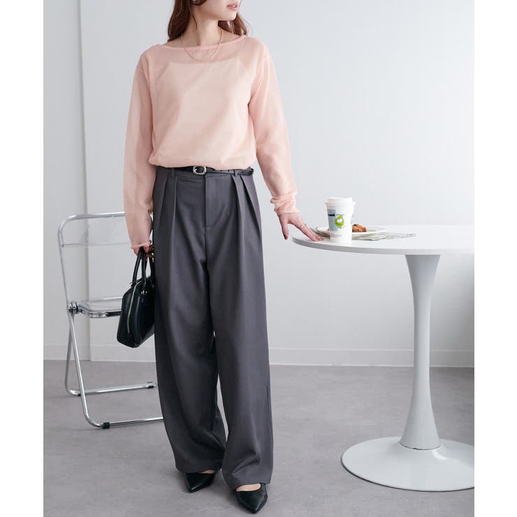 【Discoat】シアーオフショルプルオーバー | PAL GROUP OUTLET | 詳細画像7 