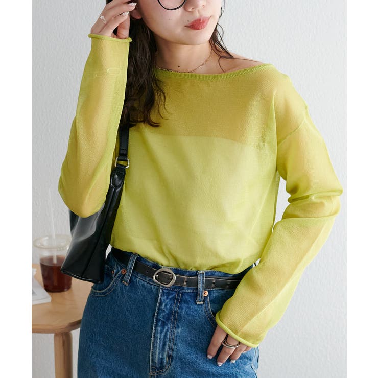 【Discoat】シアーオフショルプルオーバー | PAL GROUP OUTLET | 詳細画像13 