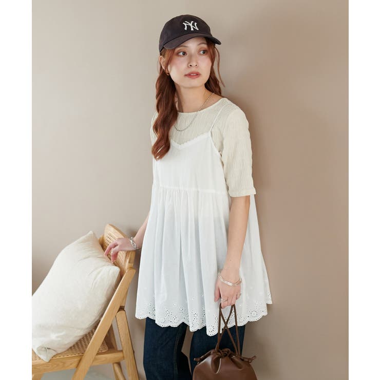 【Discoat】レース使いキャミチュニック | PAL GROUP OUTLET | 詳細画像14 