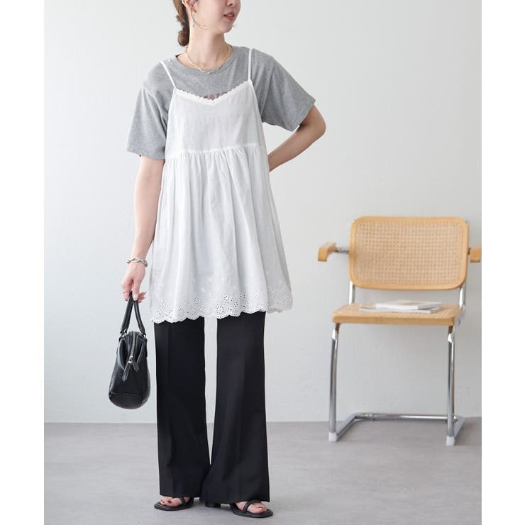 【Discoat】レース使いキャミチュニック | PAL GROUP OUTLET | 詳細画像18 