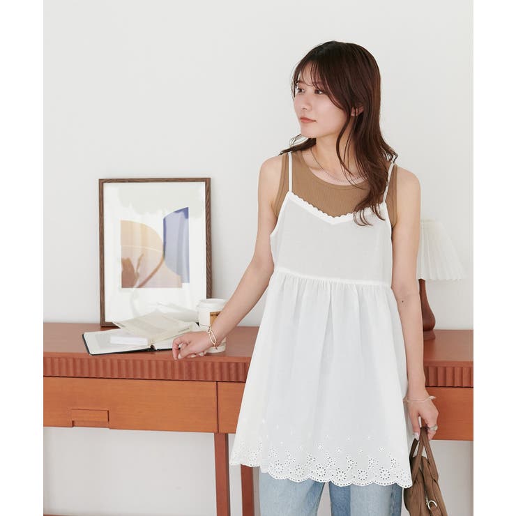 【Discoat】レース使いキャミチュニック | PAL GROUP OUTLET | 詳細画像2 