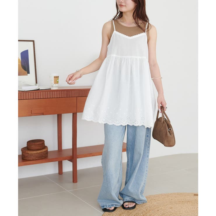 【Discoat】レース使いキャミチュニック | PAL GROUP OUTLET | 詳細画像6 