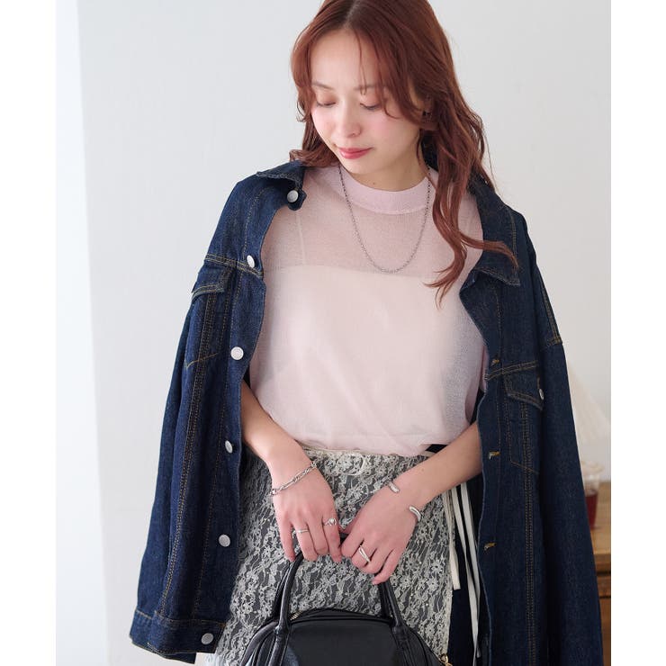 【Discoat】シアー半袖プルオーバー | PAL GROUP OUTLET | 詳細画像20 