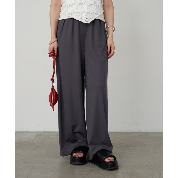 【SHENERY】ハイウエストタックワイドパンツ | PAL GROUP OUTLET | 詳細画像10 