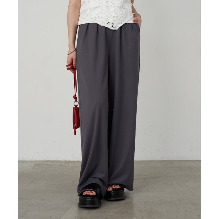 【SHENERY】ハイウエストタックワイドパンツ | PAL GROUP OUTLET | 詳細画像11 