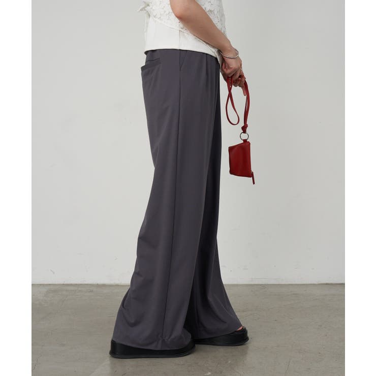 【SHENERY】ハイウエストタックワイドパンツ | PAL GROUP OUTLET | 詳細画像16 