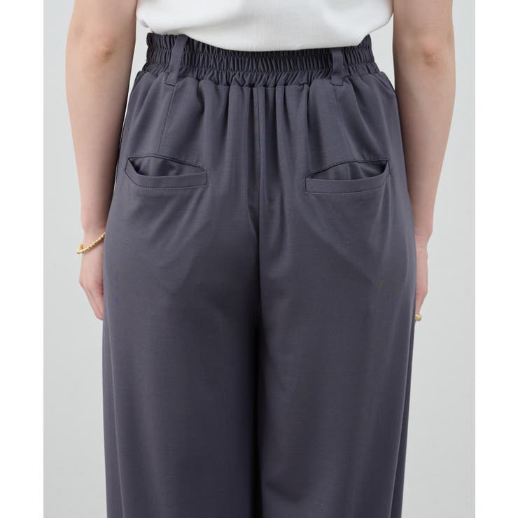 【SHENERY】ハイウエストタックワイドパンツ | PAL GROUP OUTLET | 詳細画像22 