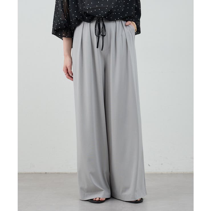 【SHENERY】ハイウエストタックワイドパンツ | PAL GROUP OUTLET | 詳細画像35 