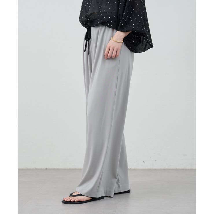 【SHENERY】ハイウエストタックワイドパンツ | PAL GROUP OUTLET | 詳細画像37 