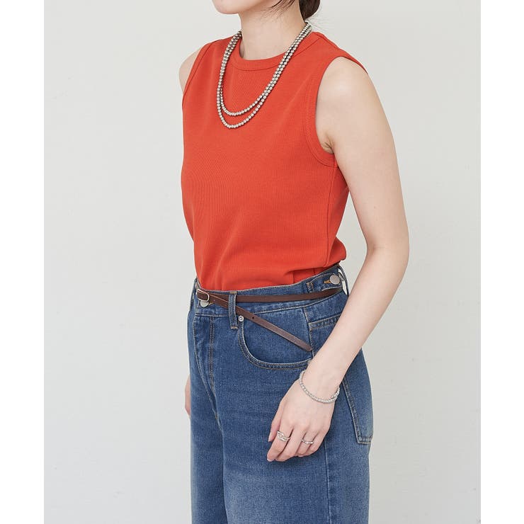 【SHENERY】リブコンパクトノースリーブ | PAL GROUP OUTLET | 詳細画像10 