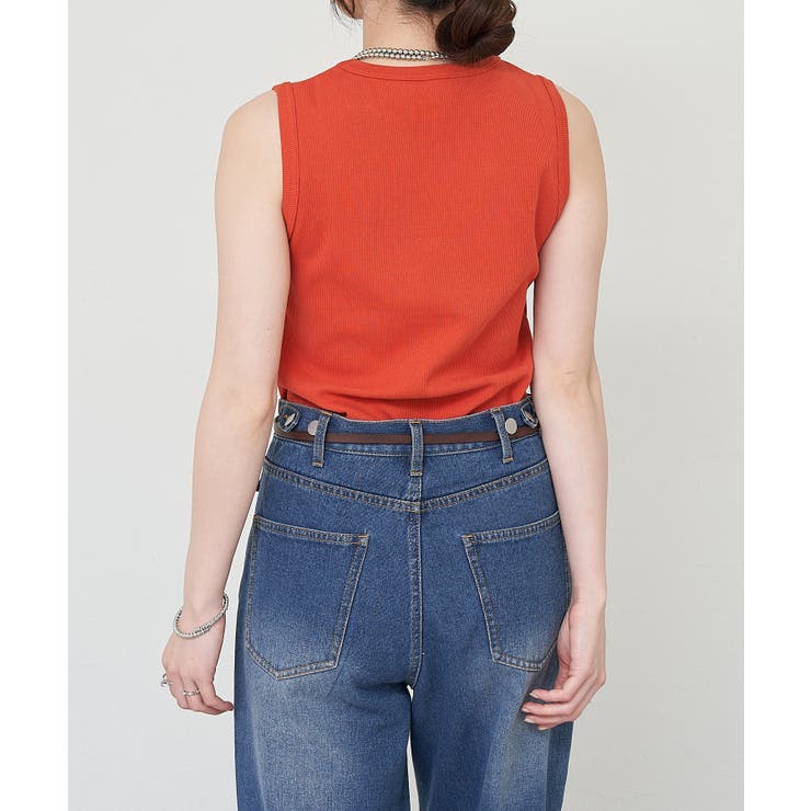 【SHENERY】リブコンパクトノースリーブ | PAL GROUP OUTLET | 詳細画像12 