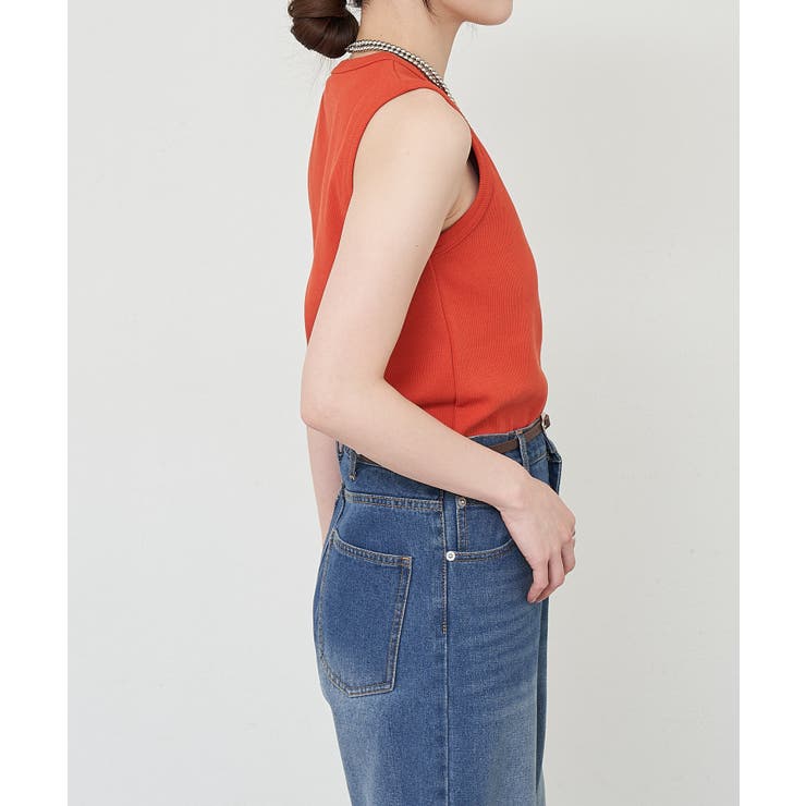 【SHENERY】リブコンパクトノースリーブ | PAL GROUP OUTLET | 詳細画像14 