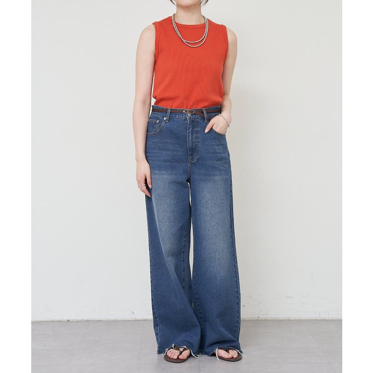 【SHENERY】リブコンパクトノースリーブ | PAL GROUP OUTLET | 詳細画像1 