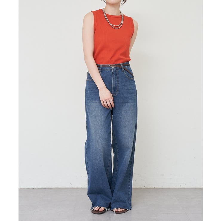 【SHENERY】リブコンパクトノースリーブ | PAL GROUP OUTLET | 詳細画像2 