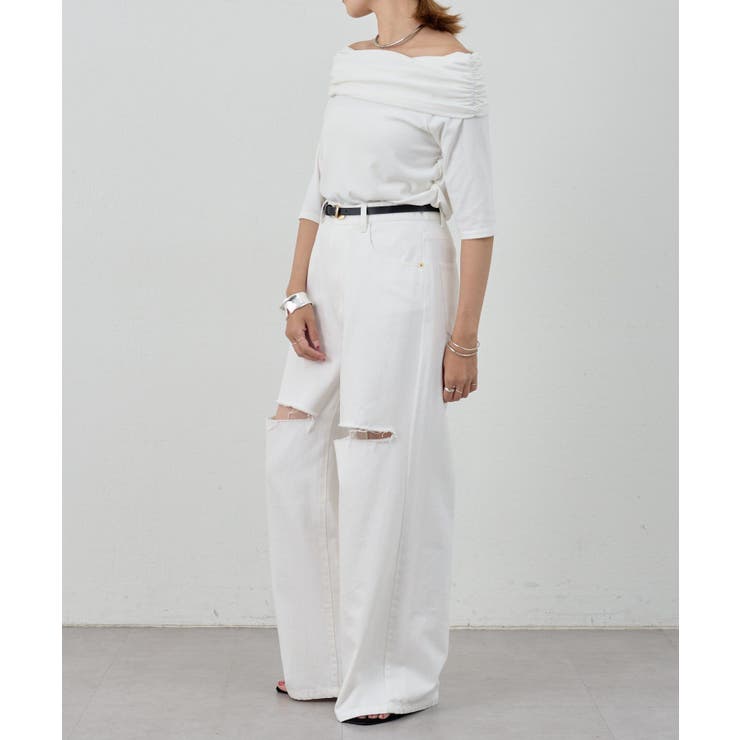 【SHENERY】オフショルアシメプルオーバー | PAL GROUP OUTLET | 詳細画像3 