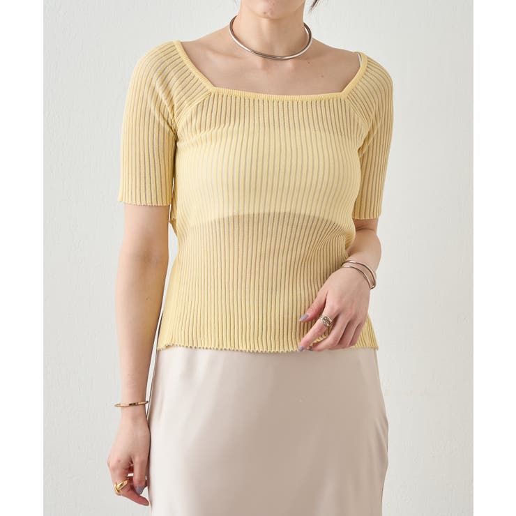 【SHENERY】バックデザインリブトップス | PAL GROUP OUTLET | 詳細画像12 