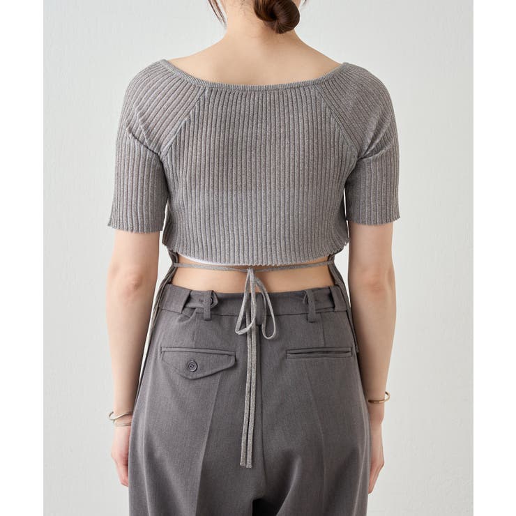 【SHENERY】バックデザインリブトップス | PAL GROUP OUTLET | 詳細画像29 