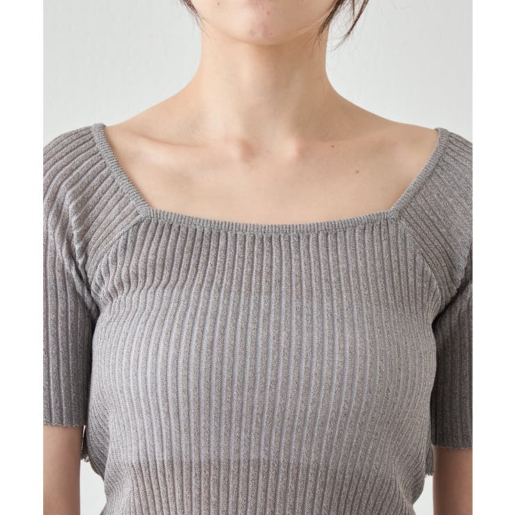 【SHENERY】バックデザインリブトップス | PAL GROUP OUTLET | 詳細画像30 