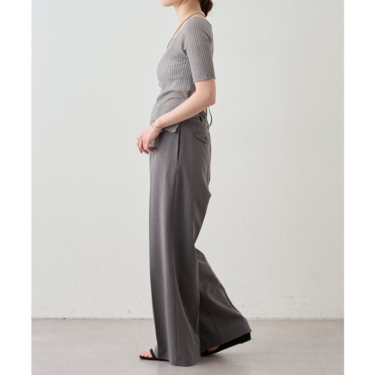 【SHENERY】バックデザインリブトップス | PAL GROUP OUTLET | 詳細画像15 