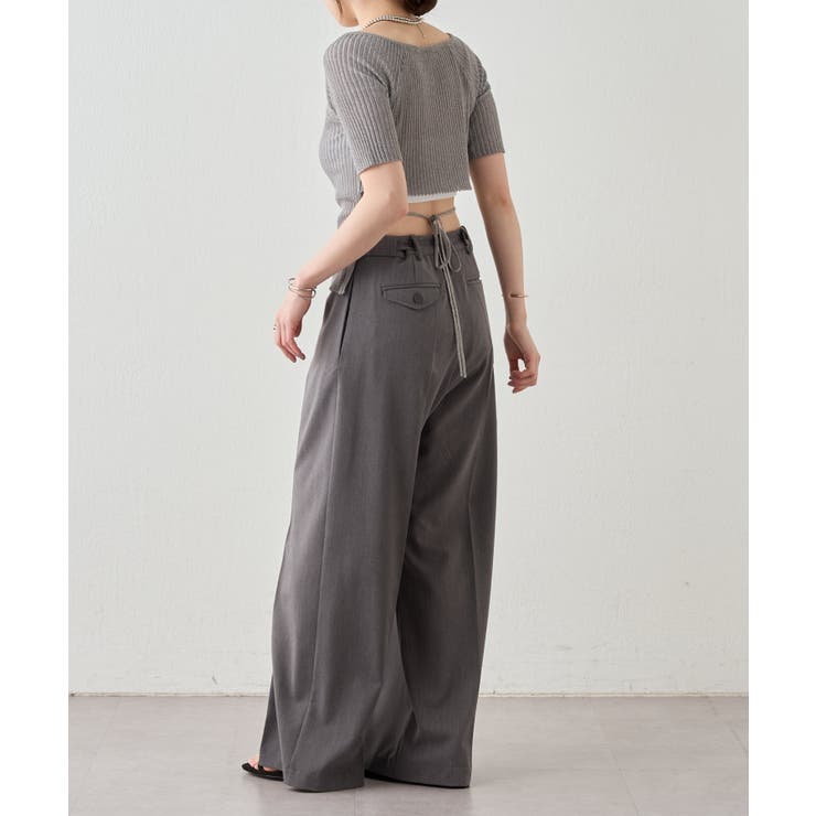 【SHENERY】バックデザインリブトップス | PAL GROUP OUTLET | 詳細画像16 