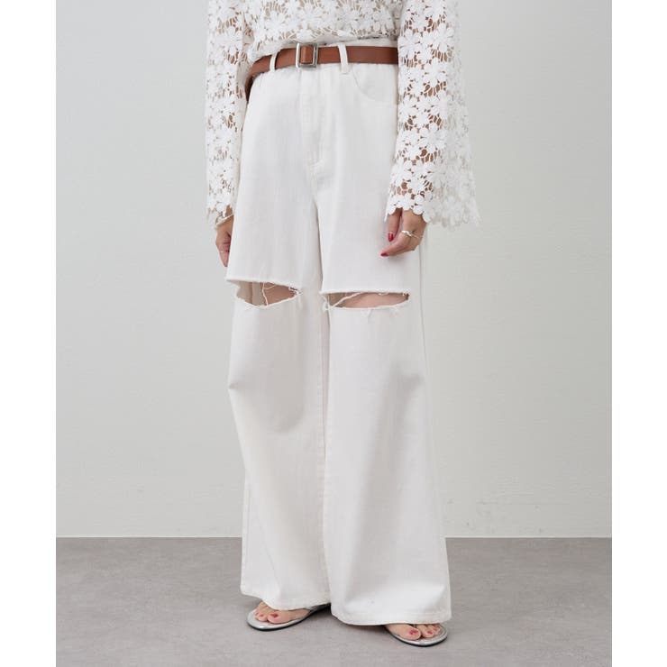 【SHENERY】ダメージデニムパンツ | PAL GROUP OUTLET | 詳細画像9 