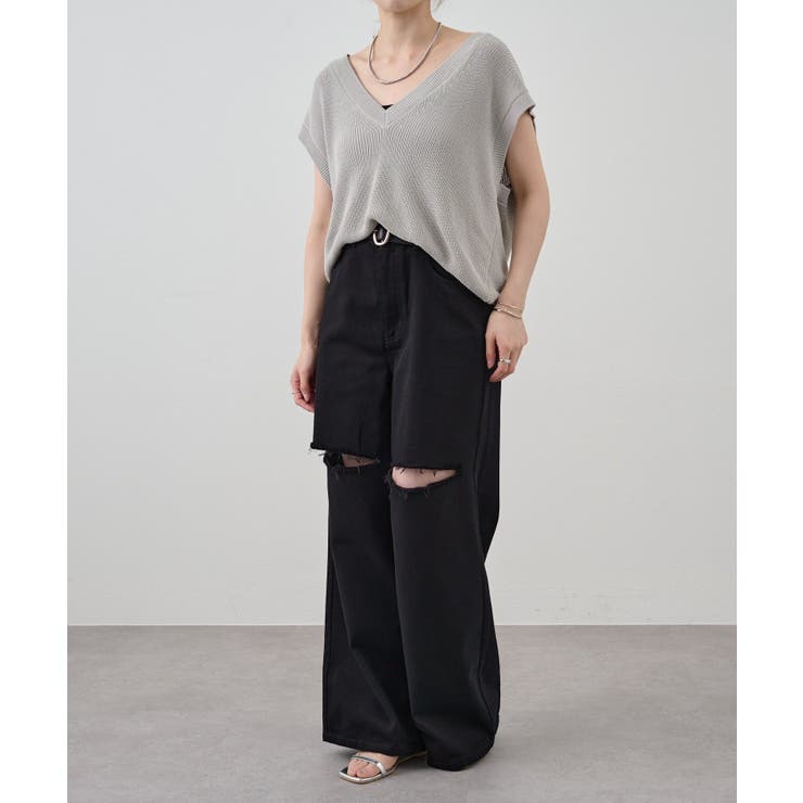 【SHENERY】ダメージデニムパンツ | PAL GROUP OUTLET | 詳細画像24 