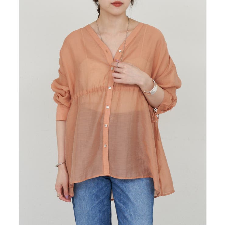 【SHENERY】シアーペプラムブラウス | PAL GROUP OUTLET | 詳細画像11 