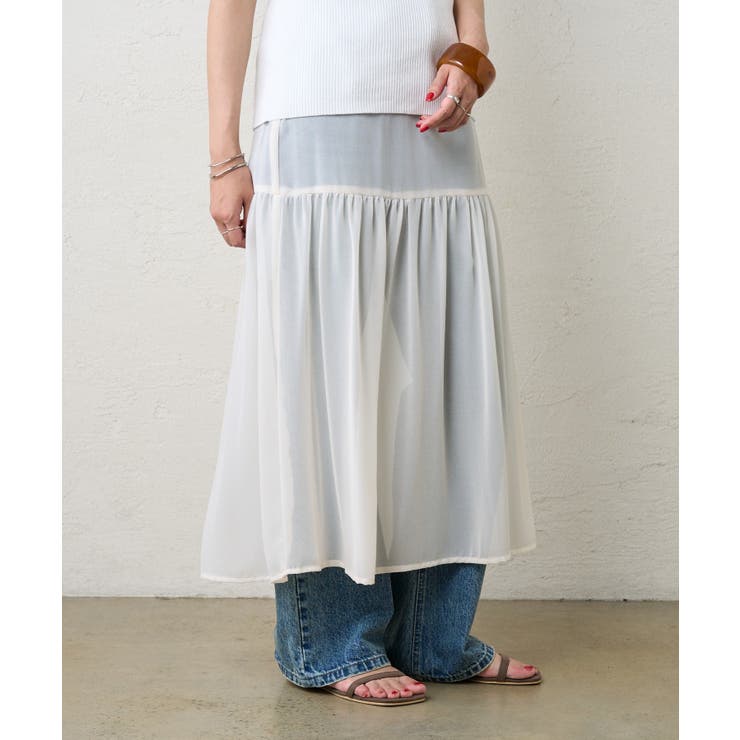 【SHENERY】2WAYレイヤードフレアスカート | PAL GROUP OUTLET | 詳細画像18 