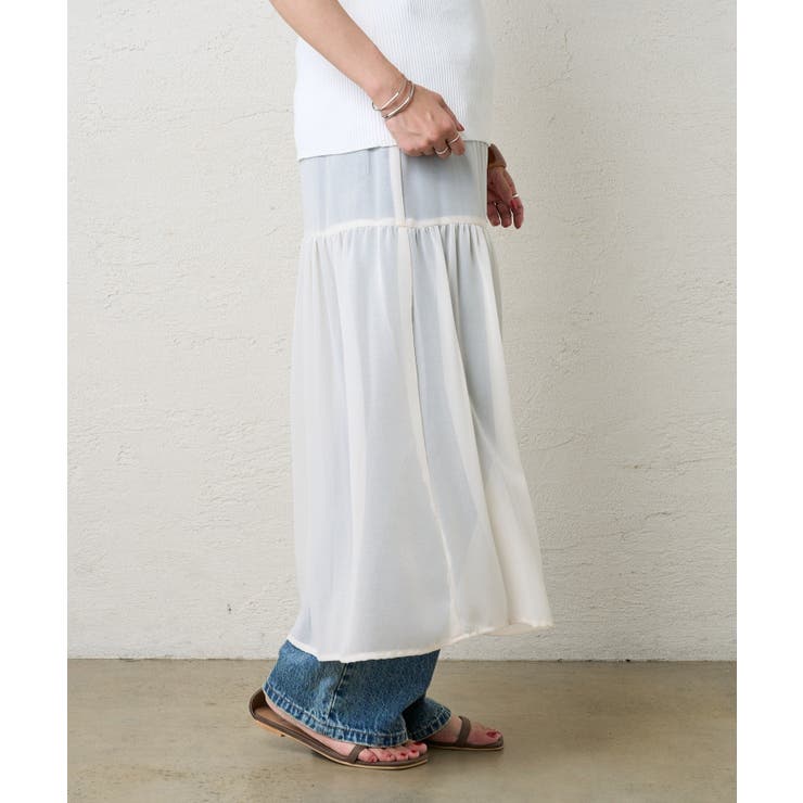 【SHENERY】2WAYレイヤードフレアスカート | PAL GROUP OUTLET | 詳細画像23 