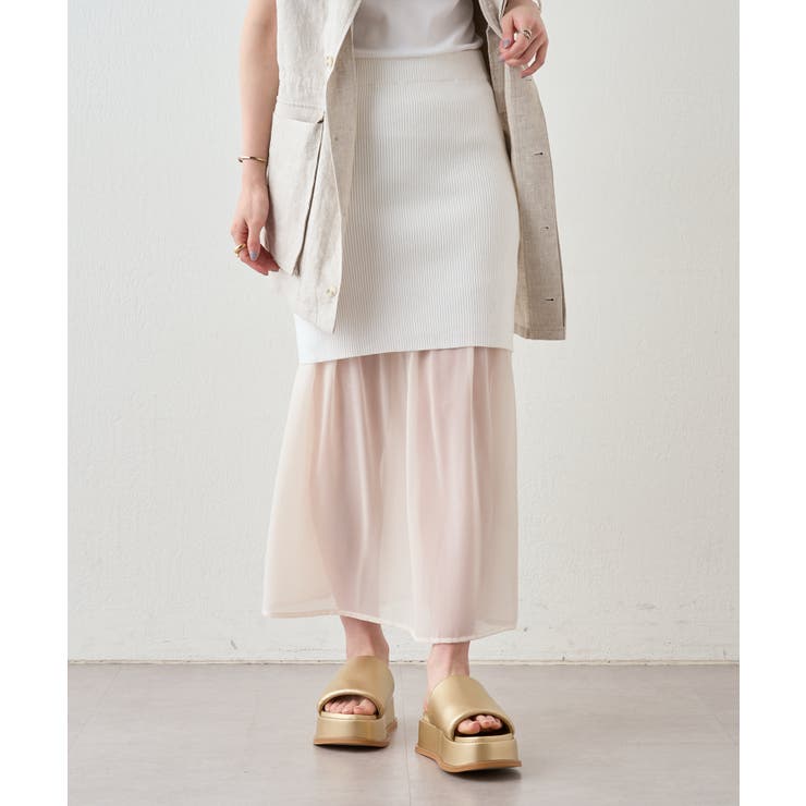 【SHENERY】2WAYレイヤードフレアスカート | PAL GROUP OUTLET | 詳細画像31 