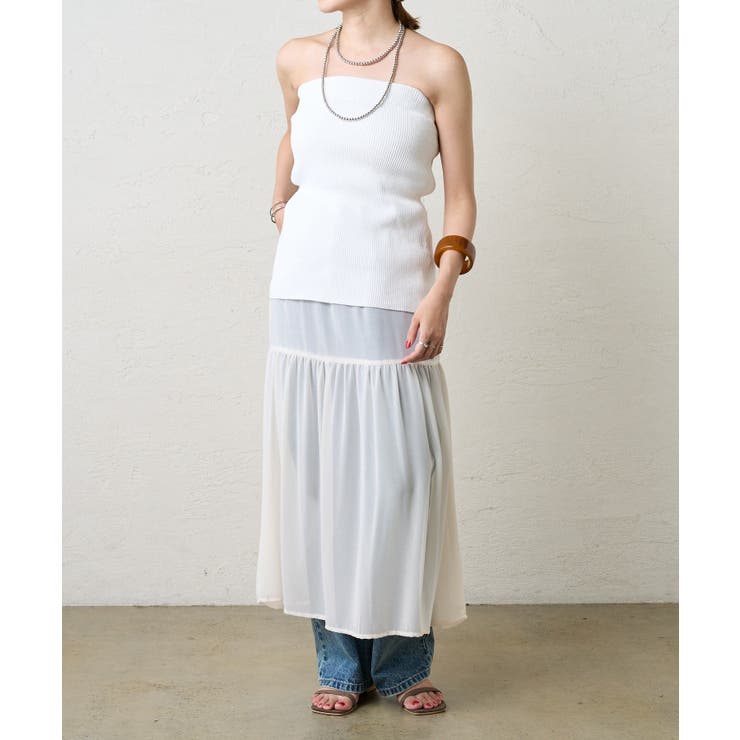 【SHENERY】2WAYレイヤードフレアスカート | PAL GROUP OUTLET | 詳細画像3 