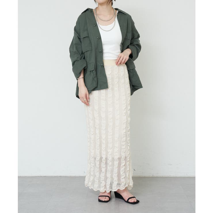 【SHENERY】膨れ編タイトスカート | PAL GROUP OUTLET | 詳細画像17 