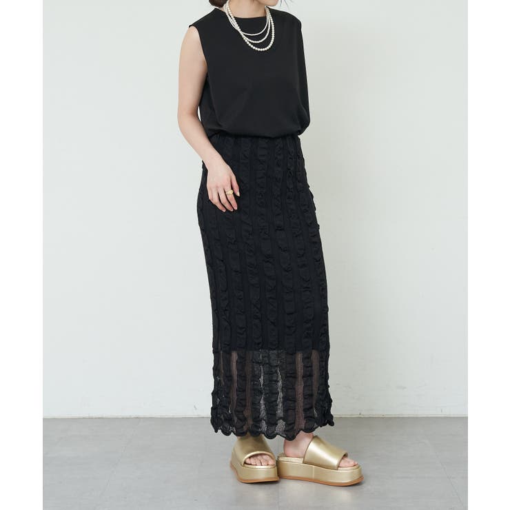 【SHENERY】膨れ編タイトスカート | PAL GROUP OUTLET | 詳細画像40 