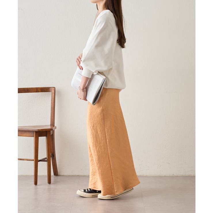 【SHENERY】ヴィンテージサテンマーメイドスカート | PAL GROUP OUTLET | 詳細画像4 