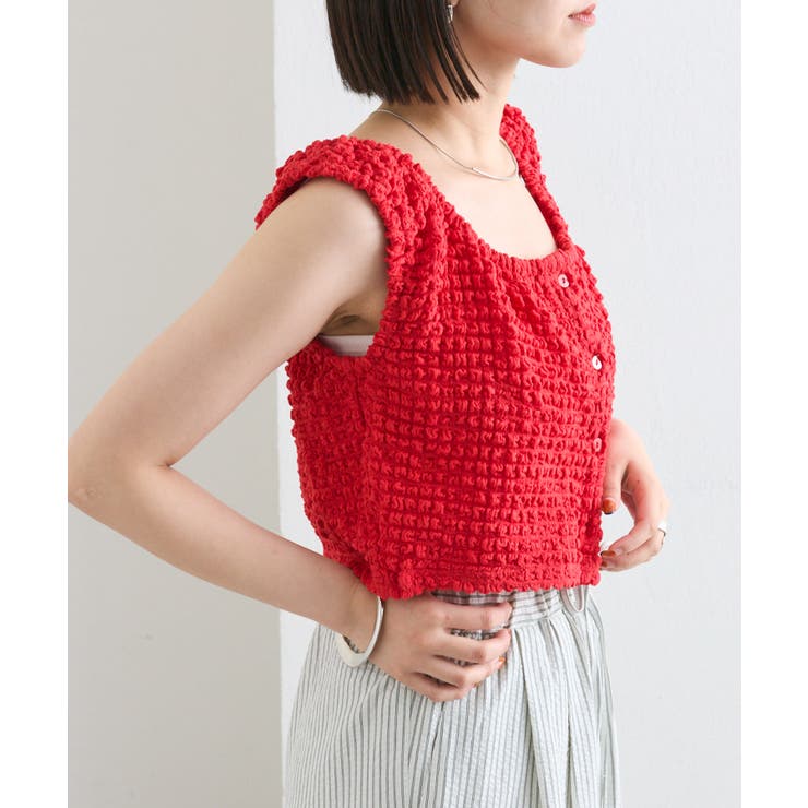 【mystic】シャーリングスクエアショートタンク | PAL GROUP OUTLET | 詳細画像21 