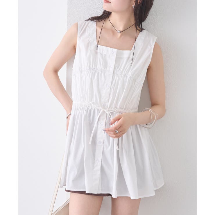 OFF | 【mystic】ストライプタンクブラウス | PAL GROUP OUTLET