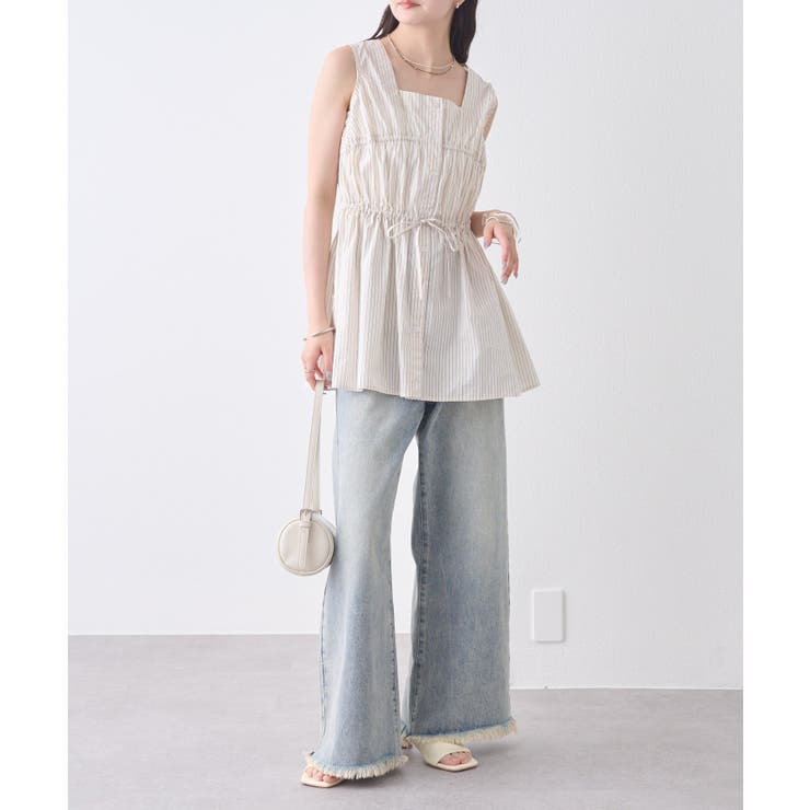 【mystic】ストライプタンクブラウス | PAL GROUP OUTLET | 詳細画像13 