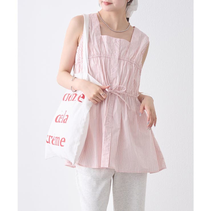 【mystic】ストライプタンクブラウス | PAL GROUP OUTLET | 詳細画像21 